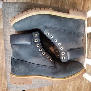 Men's Navy Timberland Boots